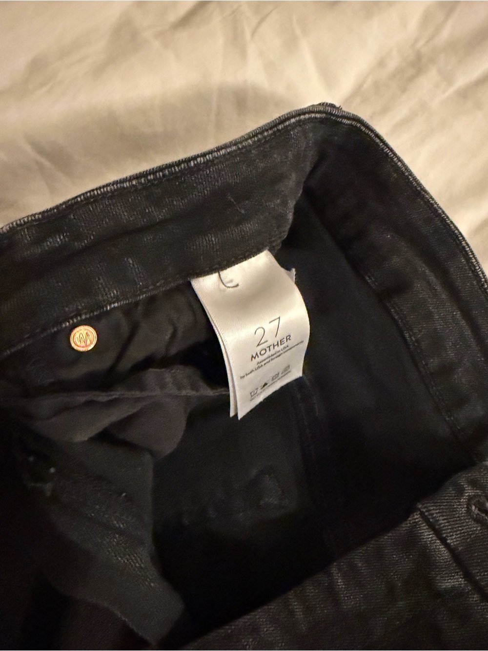 MOTHER HIGH WAISTED LOOKER ANKLE FRAY - Picture 4 of 4